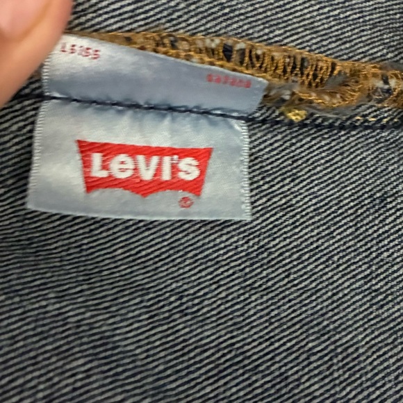 LEVI'S WOMEN'S ORIGINAL 501 HIGH RISE DARK BLUE JEAN SHORT 23 - Picture 13 of 16